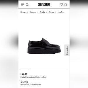 AUTHENTIC MEN'S Prada LOGO Black Slip On Loafers DRESS SHOES $1100 Sz 9.5